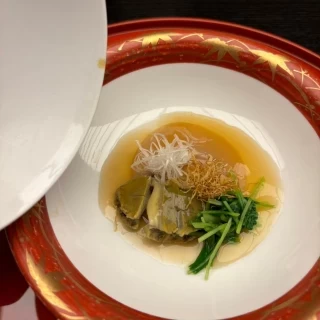 多喜合　鮑柔らか煮と鱶鰭姿煮