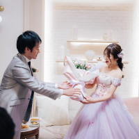 新郎からのサプライズプレゼント