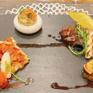 下見の際にいただいた料理