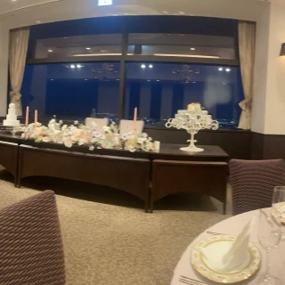 夜景が綺麗な会場