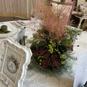テーブル装花|671120さんのパルティールプラスの写真(1873613)