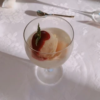 試食のデザート