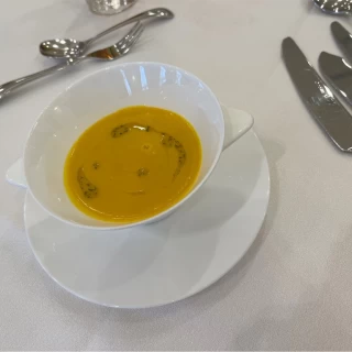 カボチャのスープ