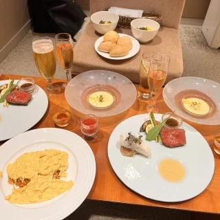 ブライズルームでは終宴後にご飯が頂けます