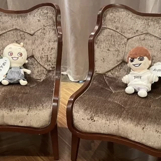 中座中にはお気に入りのぬいぐるみを置くこともできます