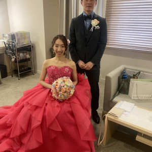 ブライズルームでもゆったり写真もとってもらえました|671337さんのデュクラス大阪/FIVESTAR WEDDINGの写真(1882342)