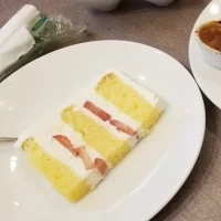 ショートケーキがおいしかった。