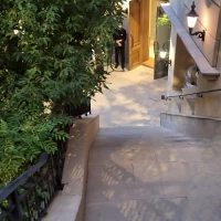 披露宴会場までの道のり