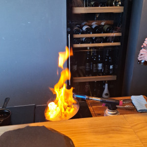 演出としてフィレを炎で焼く演出ができる。|671678さんのTHE GRAND GINZA（ザ グラン銀座）の写真(1883223)