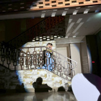 披露宴会場の大階段を使ったお色直し入場