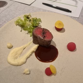 試食させていただいたお肉料理の写真です。