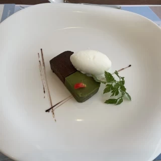 抹茶とチョコのテリーヌ