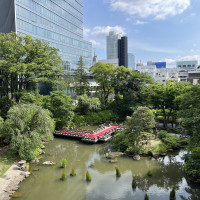 東郷記念館から見た参進の儀。とても素敵です。