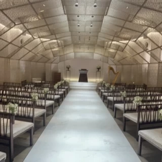 挙式会場の入り口からの写真