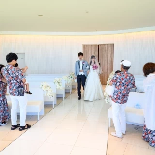 新郎新婦入場