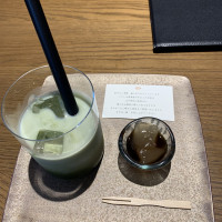 抹茶とわらび餅でお出迎え！