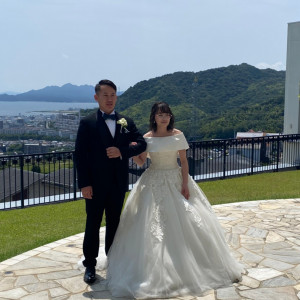 ガーデンタイム中の一枚|672150さんのノートルダム広島/FIVESTAR WEDDINGの写真(1883605)