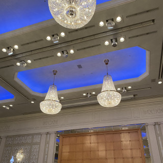 シャンデリアが豪華でした!