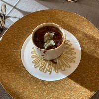 スープは食器がゴージャスでした。