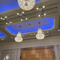 シャンデリアが豪華でした!