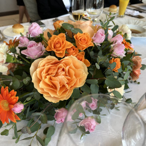 テーブル装花|672405さんのストリングスホテル 名古屋の写真(1883381)