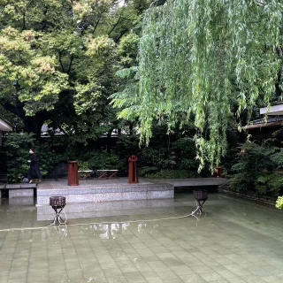 挙式会場の石舞台