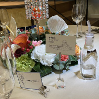 イベント時のテーブル装花例