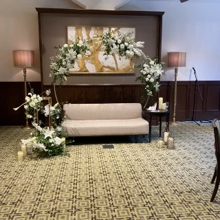 新郎新婦の席