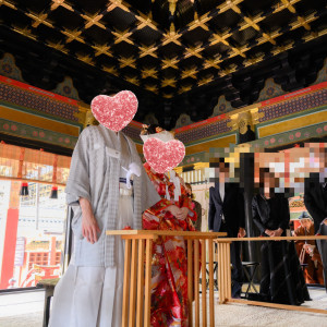 挙式は重要文化財「祈祷殿」で行います|672798さんの中禅寺金谷ホテルの写真(1897057)