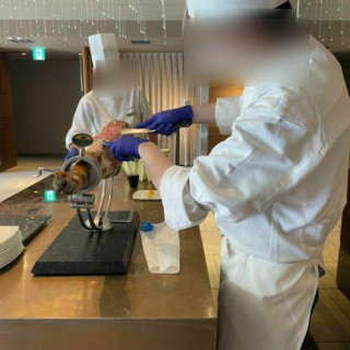 生ハムを当日も切ってくださるそうです。