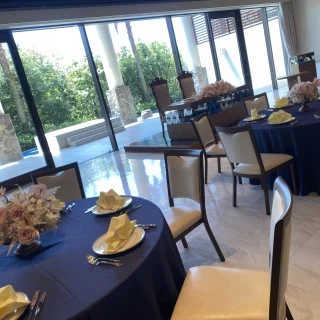 下見した披露宴会場の1つです。