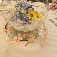 披露宴会場のゲストテーブル