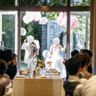 披露宴会場への入場
