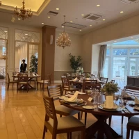全体を撮った披露宴会場