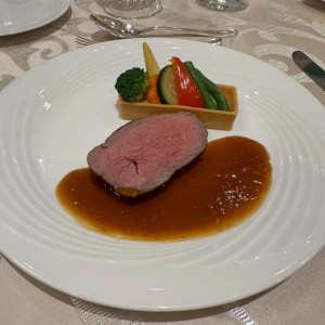 披露宴で提供していただいた料理|673247さんのホテルニューオータニの写真(2525460)