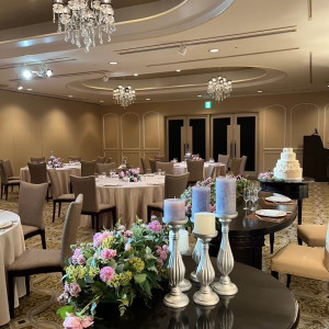 装飾をアップで撮った披露宴会場の写真|673247さんのパレスホテル大宮（Palace Hotel Omiya）の写真(2394135)