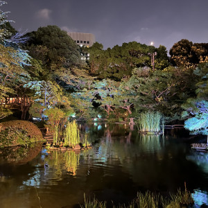 夜の庭園|673247さんのホテルニューオータニの写真(2525473)