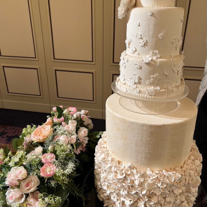 披露宴会場にあった飾りケーキ|673247さんのパレスホテル大宮（Palace Hotel Omiya）の写真(2394133)