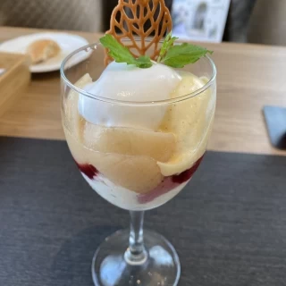 試食会のデザート