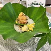 前菜二つ目。和洋折衷メニューです。