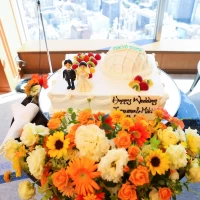 ウエディングケーキです。