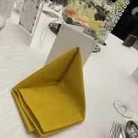 中央の花とナプキンの色合いがマッチしていて可愛かったです！