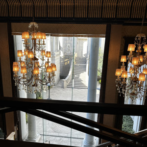 シャンデリアが素敵な空間です。|674105さんの百花籠（ひゃっかろう）- Neo Japanesque Wedding -の写真(2603275)