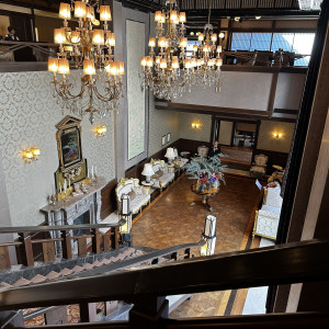 ロビーではバイオリンの生演奏がありました。|674105さんの百花籠（ひゃっかろう）- Neo Japanesque Wedding -の写真(2603273)