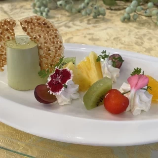 無料試食で頂いたケーキ
