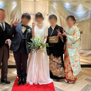 親族との撮影|674337さんのWedding Space Lover’s Mahalo（ラバーズ マハロ）の写真(1896162)