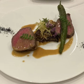 試食したお肉料理