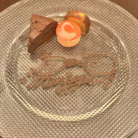 サービスでいただいたケーキ