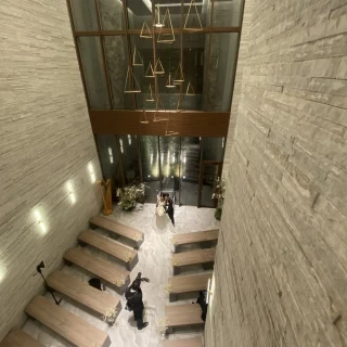 チャペルでの撮影風景