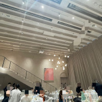 披露宴の電気などの装飾もすてきです